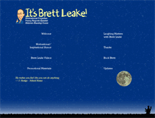 Tablet Screenshot of brettleake.com